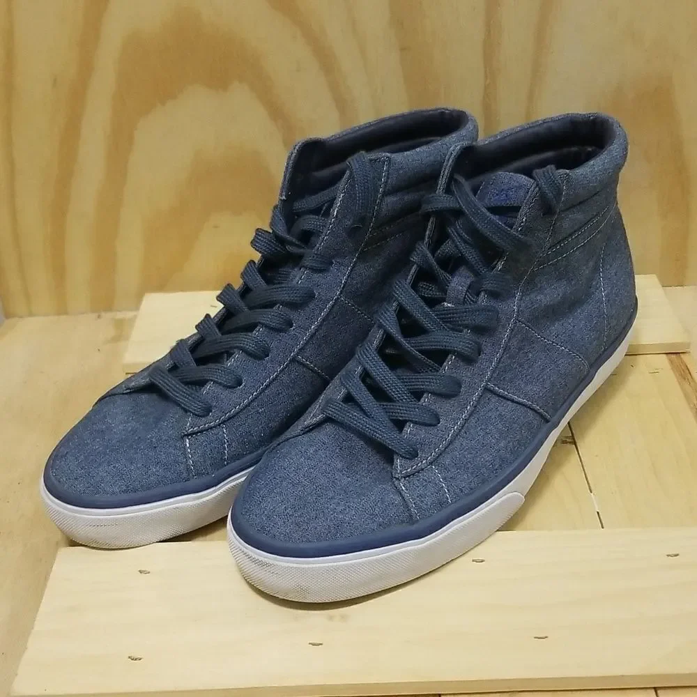 Polo by Ralph Lauren Denim high top Sneakers Mens size 11 1/2